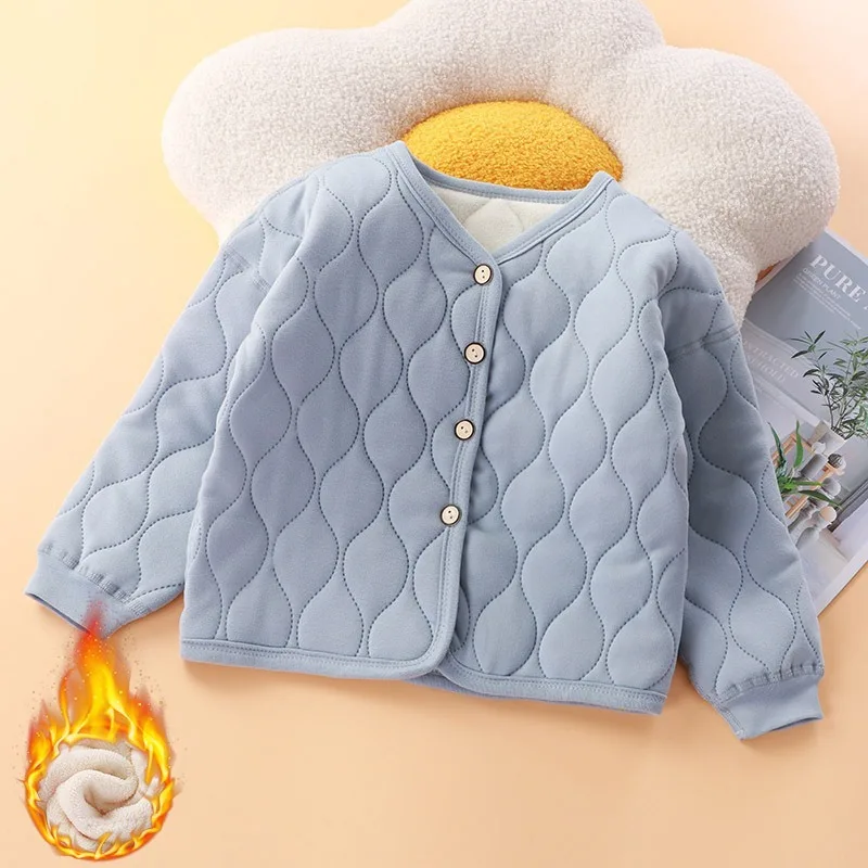 New Baby Girls Boys Clothes Cute Fleece Winter Warm Baby Girl Jacket Casual Baseball Uniform Outerwear Kids Coat