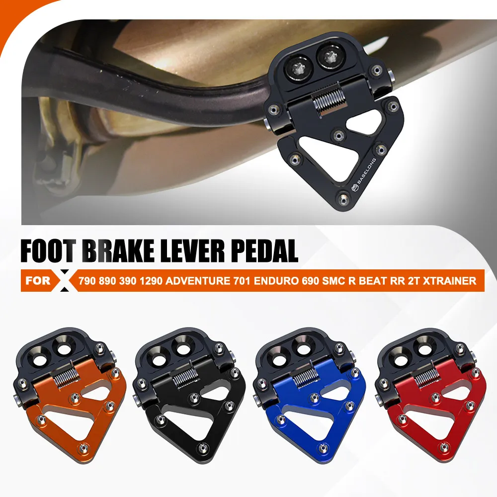 

For 790 890 390 1290 Adventure 701 Enduro 690 SMC R BEAT RR 2T XTRAINER Foot Brake Lever Tips Stand Pedal Step Plate Extension