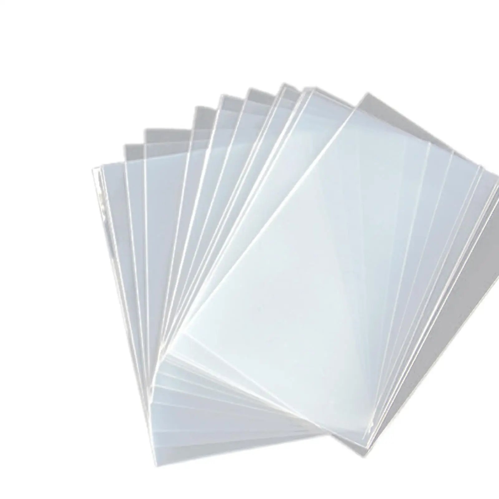 Open Top Clear Photo Card Holder Sleeves Dustproof Waterproof Cover for Trading Cards Game Cards Lightweight Case