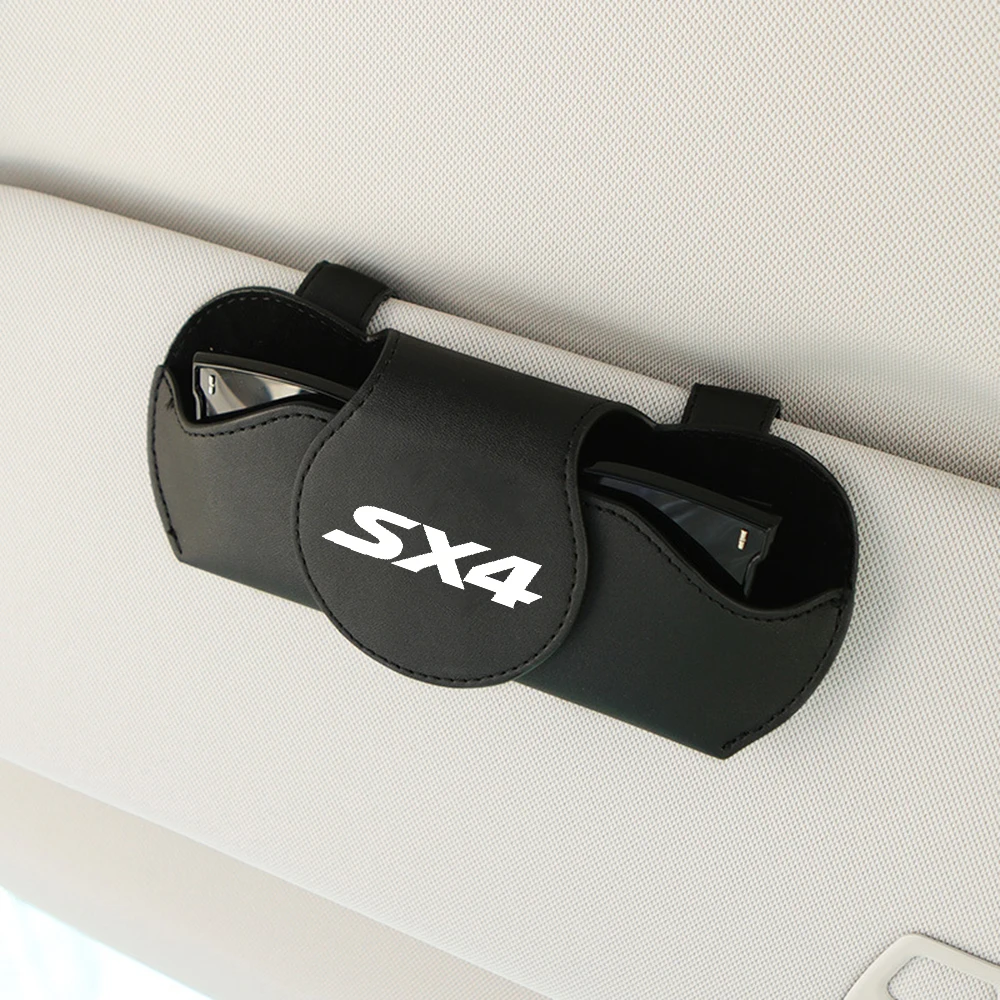 

Car mounted glasses case glasses clip decoration storage modification Car interior Accessories for Suzuki SX4