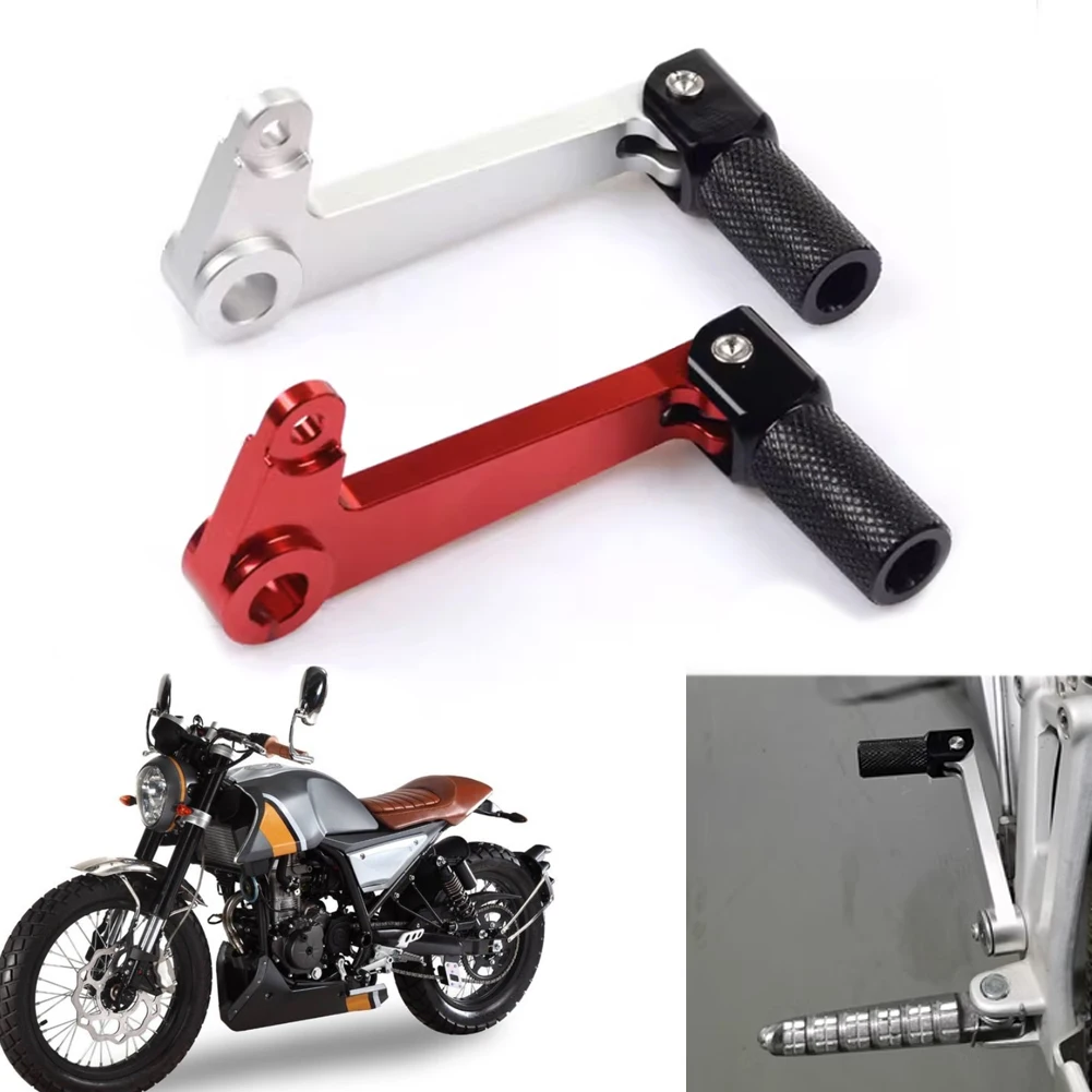 Motorcycle Rear Foot Gear Shift Lever Pegs Protector Adapter Rod For FB Mondial HPS 125 300 Hipster HPS125 HPS300