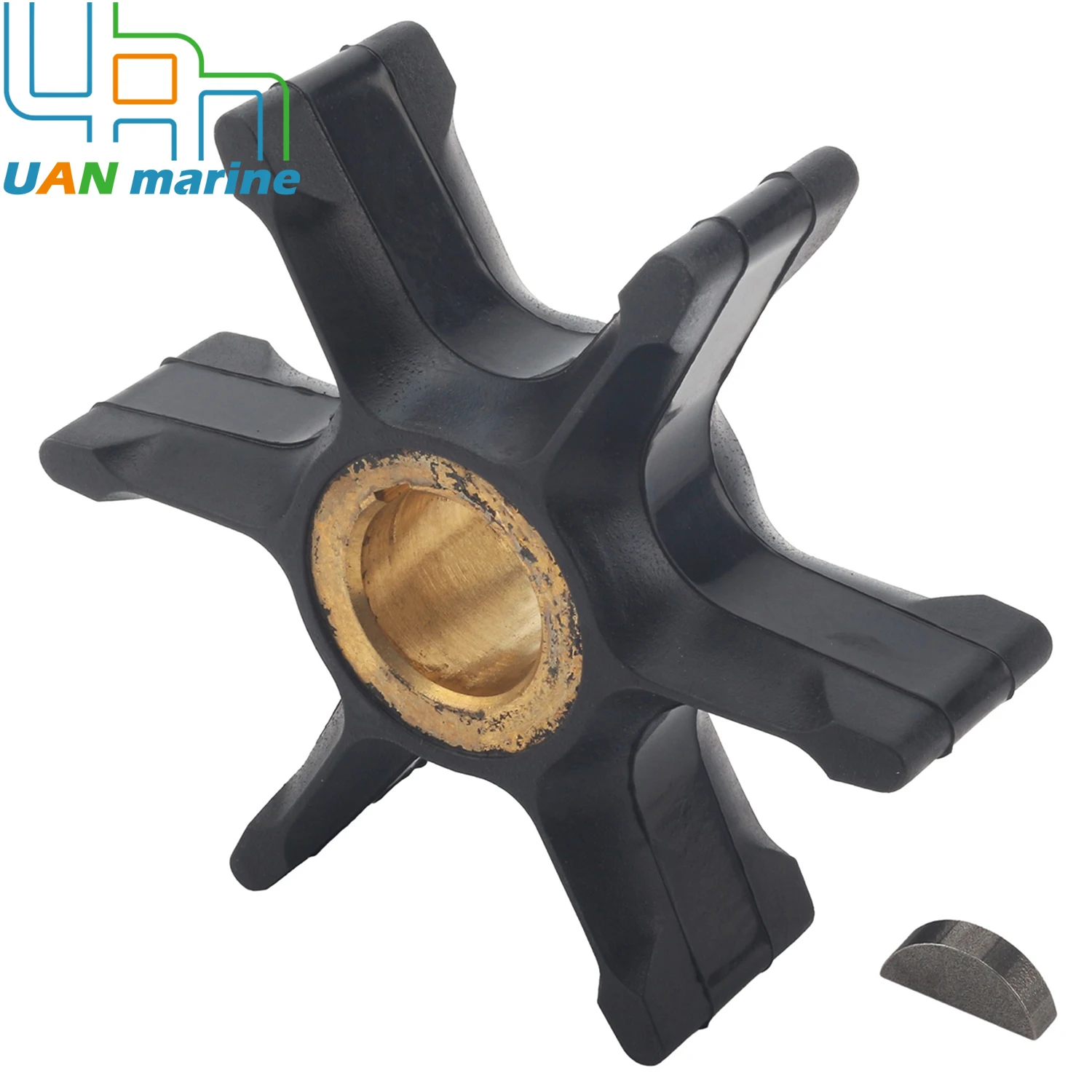

0382547 0765431 0777824 Подходит для Evinrude Johnson OMC BRP 50, 55, 60, 65, 70, 75 л.с., крыльчатка подвесного водяного насоса с ключом 0305350