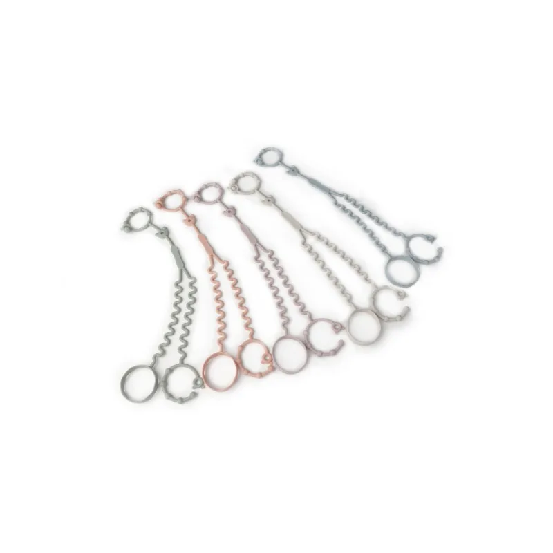 Novo silicone dois-em-um anti-perdido corrente mordedor garrafa de alimentação trela anti perdido acessórios de mamilo para bebês chupetas trelas