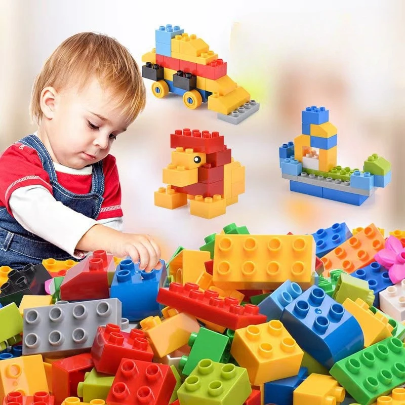 70/80PCS creative building blocks set of colorful classic basic brick toys for baby construction Bulk Model Figures