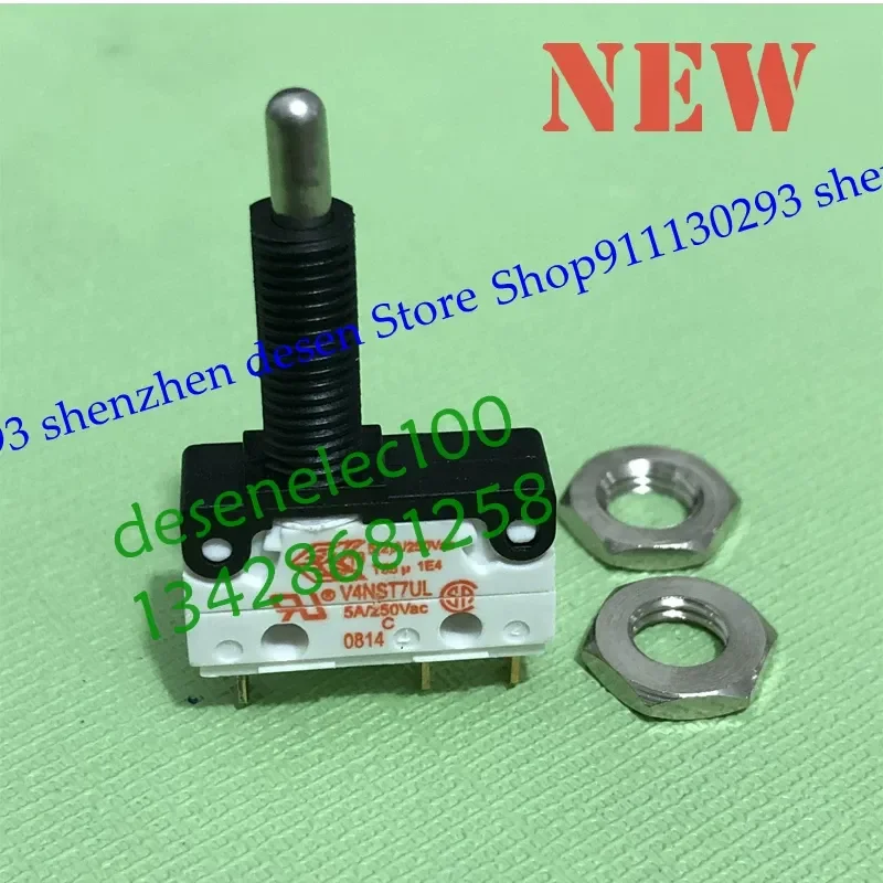 V4NST7UL IP67 Sealed Waterproof Oil Dust Proof Micro Limit Travel Switch with Actuator 1NO 1NC SPDT