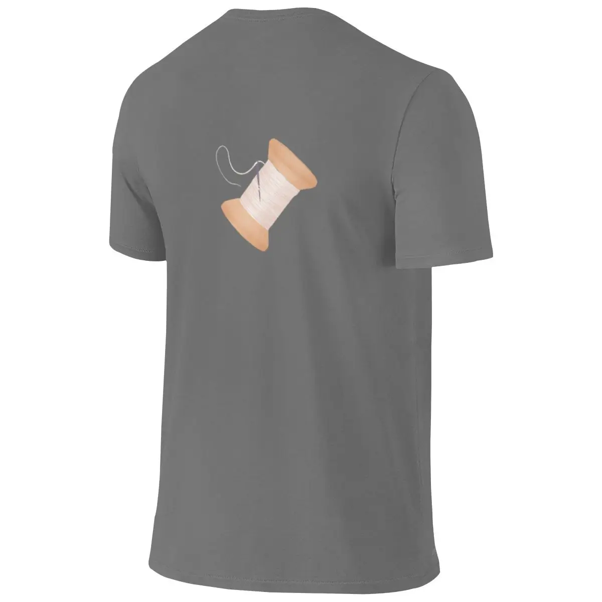 Spool Of Thread Moisture-Absorbing And Breathable Reversible T-shirt Light Minimalism Lazy Feeling Shirt