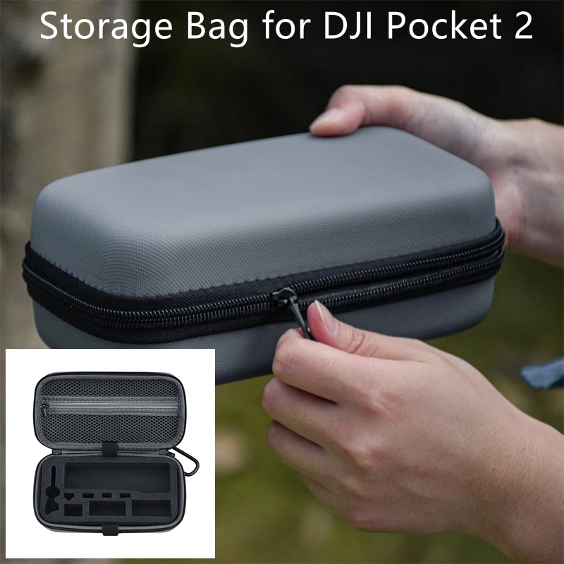 Mini estojo de transporte para dji bolso 2 saco de armazenamento portátil bolsa à prova de choque caixa conjunto cardan handheld acessórios da câmera