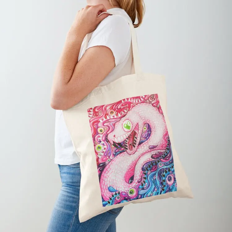 

Glittersnake - Acrylic Painting Tote Bag Women's bag Lady bag tote