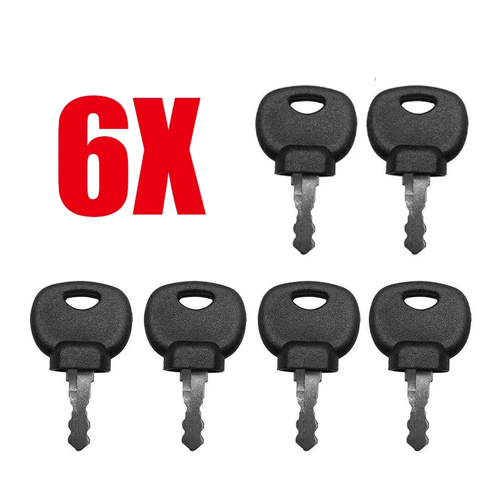1/6/10 Pcs For Jcb Bomag Manitou Tractor SPARE 14607 IGNITION KEYS Car Accessories Ignition Key Plant Application Spare 14607