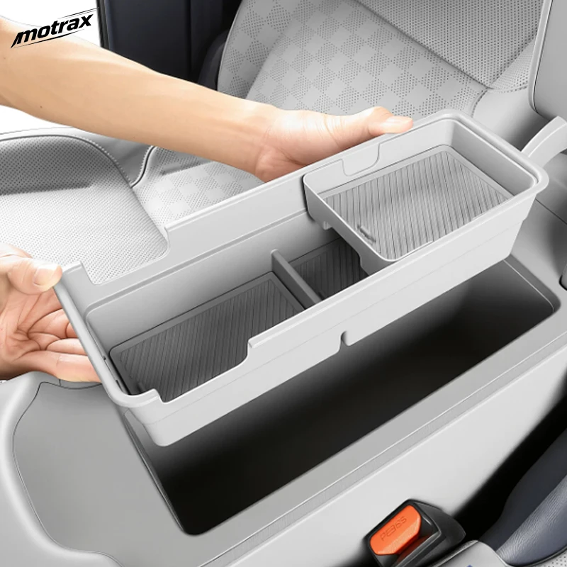 For Leapmotor A10 B03X 2026 2027 Car ABS Push-pull Type Center Console Armrest Storage Box Interior Accessories Cover