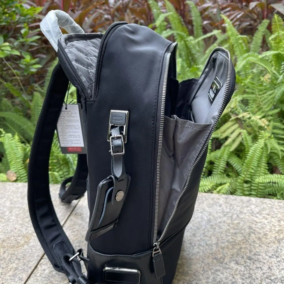 Business Backpack for Men, Water-Resistant Nylon Laptop Bag for Commuting and Travel Use