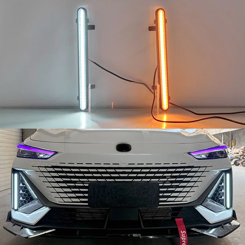 

For Changan UNI-V UNIV 2022-2024 LED Foglight DRL Front bumper foglight foglamp Assembly Daytime running light