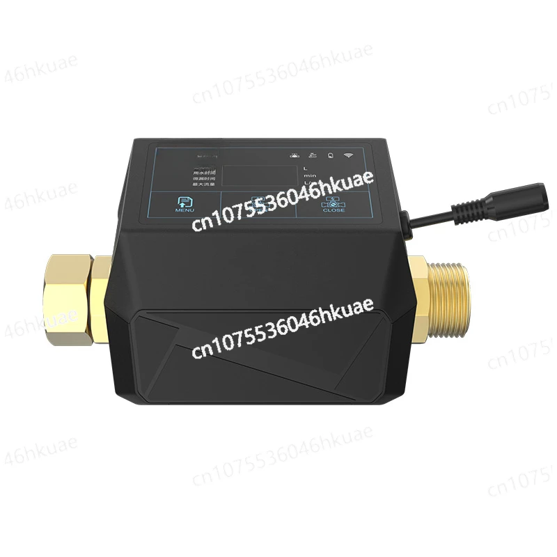 Smart Automatic Sensor Water Flow Controller Valve with Liter Display Water Leak Detector