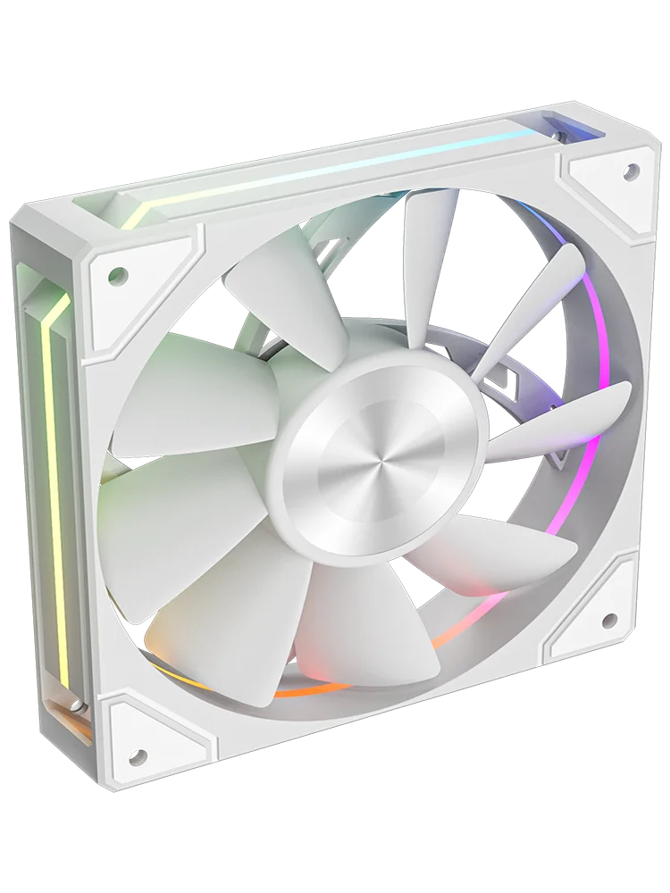 X-GAMERX A12 Computer Chassis Fan 12cm ARGB 4 Pin PWM Quiet Cooling Fan 12V Large Air Volume 71.66CFM/800-1800RPM