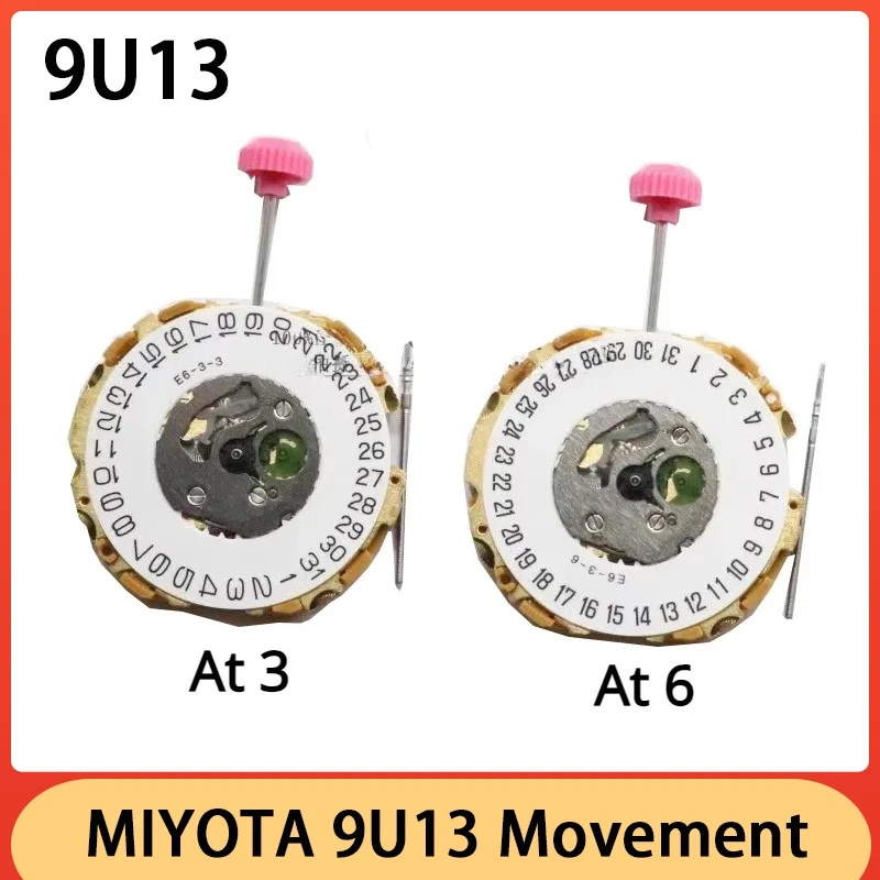 Japão movimento de quartzo miyota 9u13 peças de movimento com bateria sr916sw relógio peças de movimento qualidade estável preço de atacado