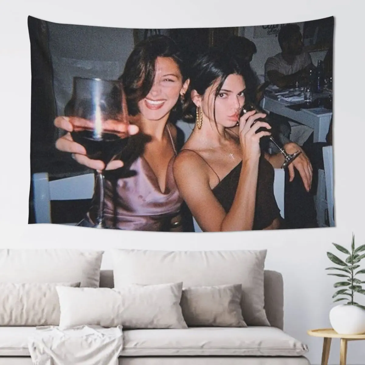 

Bella and Kendall on Film Tapestry Anime Decor Christmas Decoration Cute Room Things Room Design Tapestry