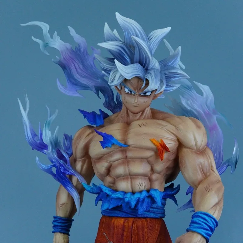 

Ultra Instinct Goku Half Body Gk Statue Dragon Ball Super Saiyan Anime Action Figure Desktop Decoration For Anime Fans
