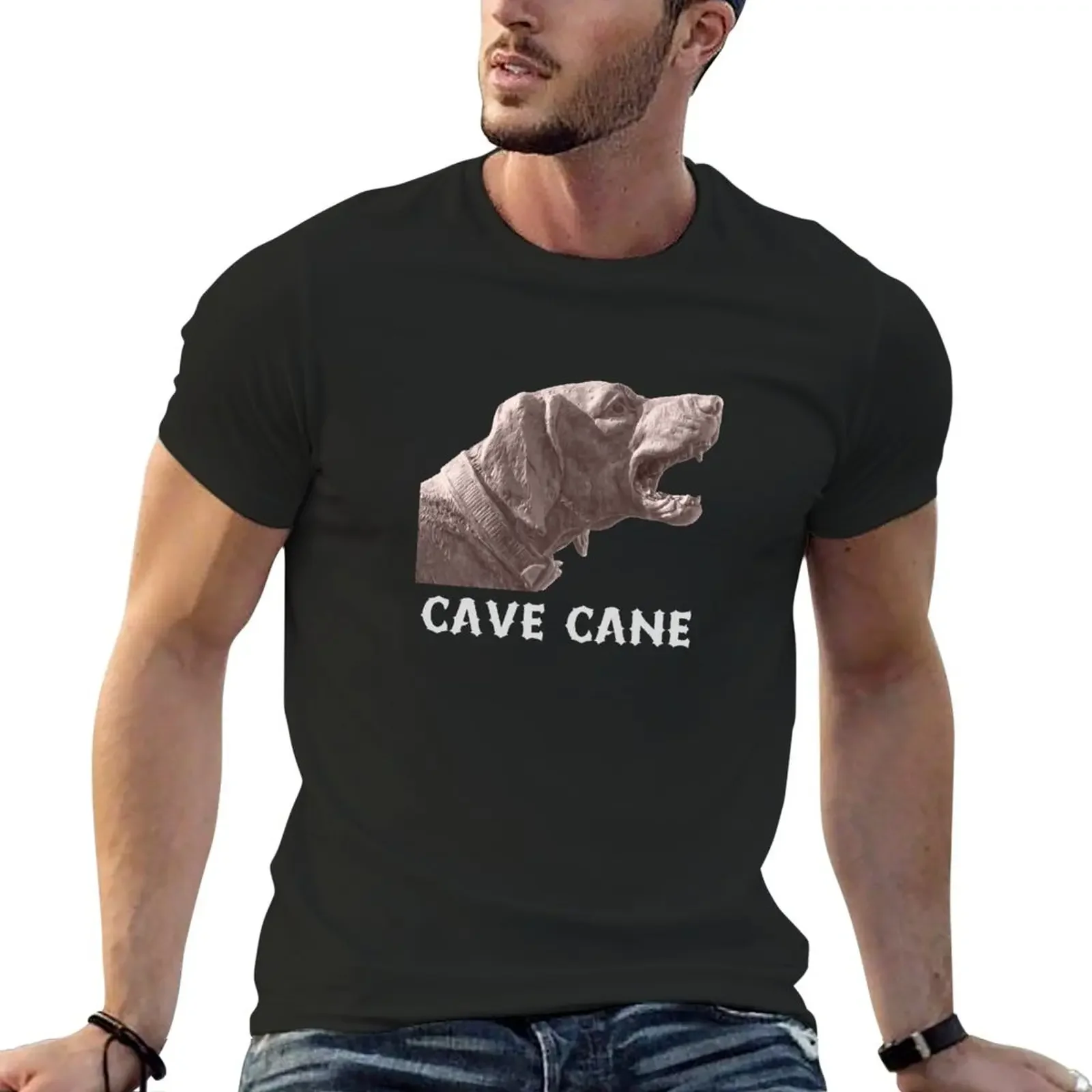 New Cave Canem T-Shirt aesthetic clothes black t shirts plain white t shirts men