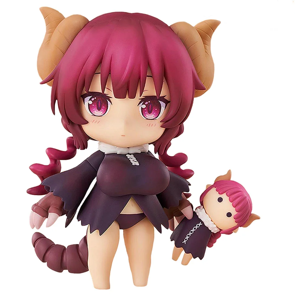 Anime Miss Kobayashi's Dragon Maid Iruru 1983 Cute Version Articulated Action Figure Model Toy 10cm