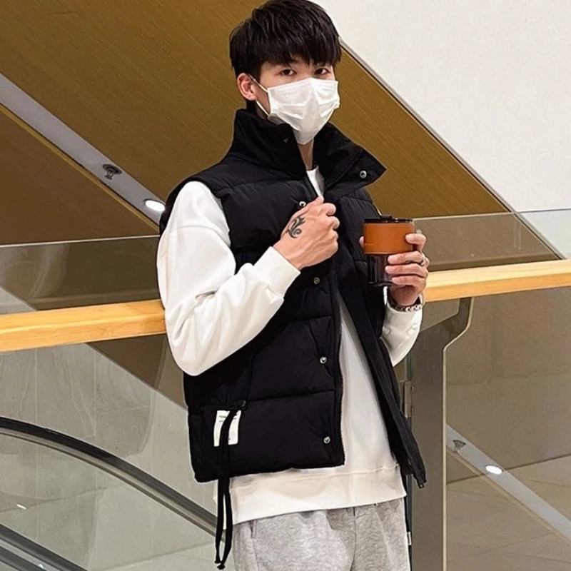 

Осенне-зимний мужской жилет с воротником-стойкой, модное пальто для подростков, молодежная верхняя одежда премиум-класса, бестселлер ​