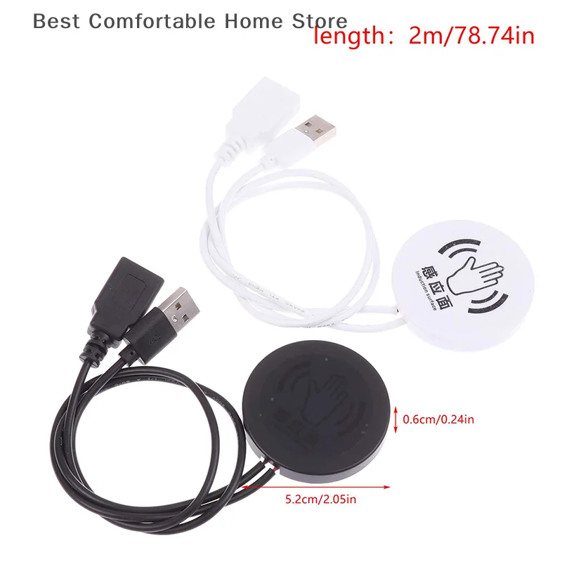 Penetrable Wooden Partition Touch Sensor LED Light Switch Hand Sweep Dimmable Touch Dimmer For Mirror Cabinet Shelf Lamp