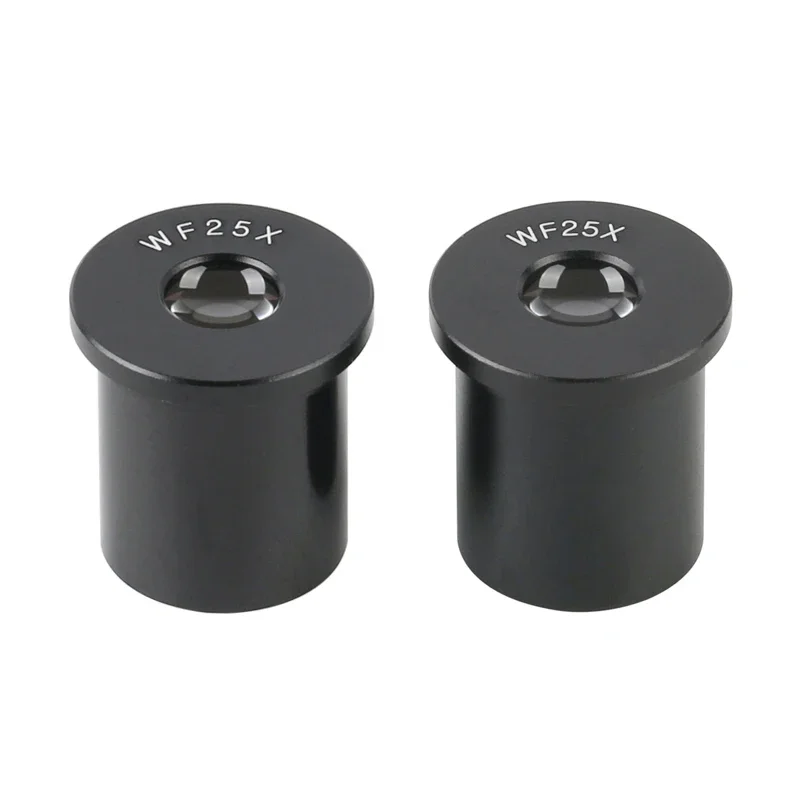 2 pz/set WF5X WF10X WF16X WF20X WF25X WF30X Microscopio Biologico Oculari Accessorio Ampio Campo Wide Angle Lens 23.2 millimetri di Diametro