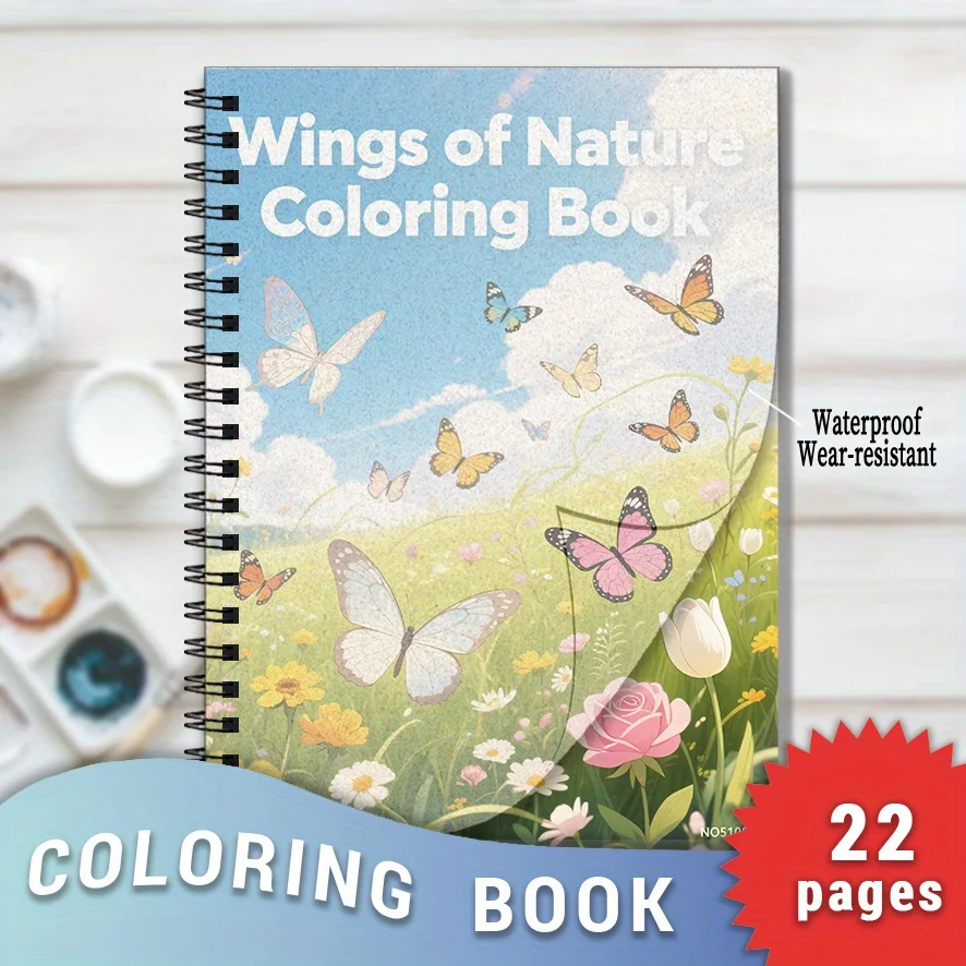 Unzip Coloring Book 8.3 X 11.2 Inches with 22 Pages Stress Relief And Positive Thinking Emotions Coloring Book