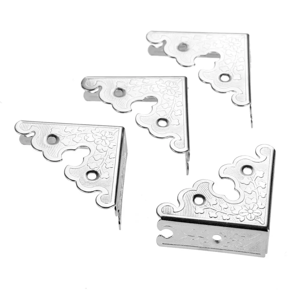 Carved Table Protection NlN Case with Nails Guard Furniture Hardware Corner Brackets Corner  Protectors Decorative Protectors