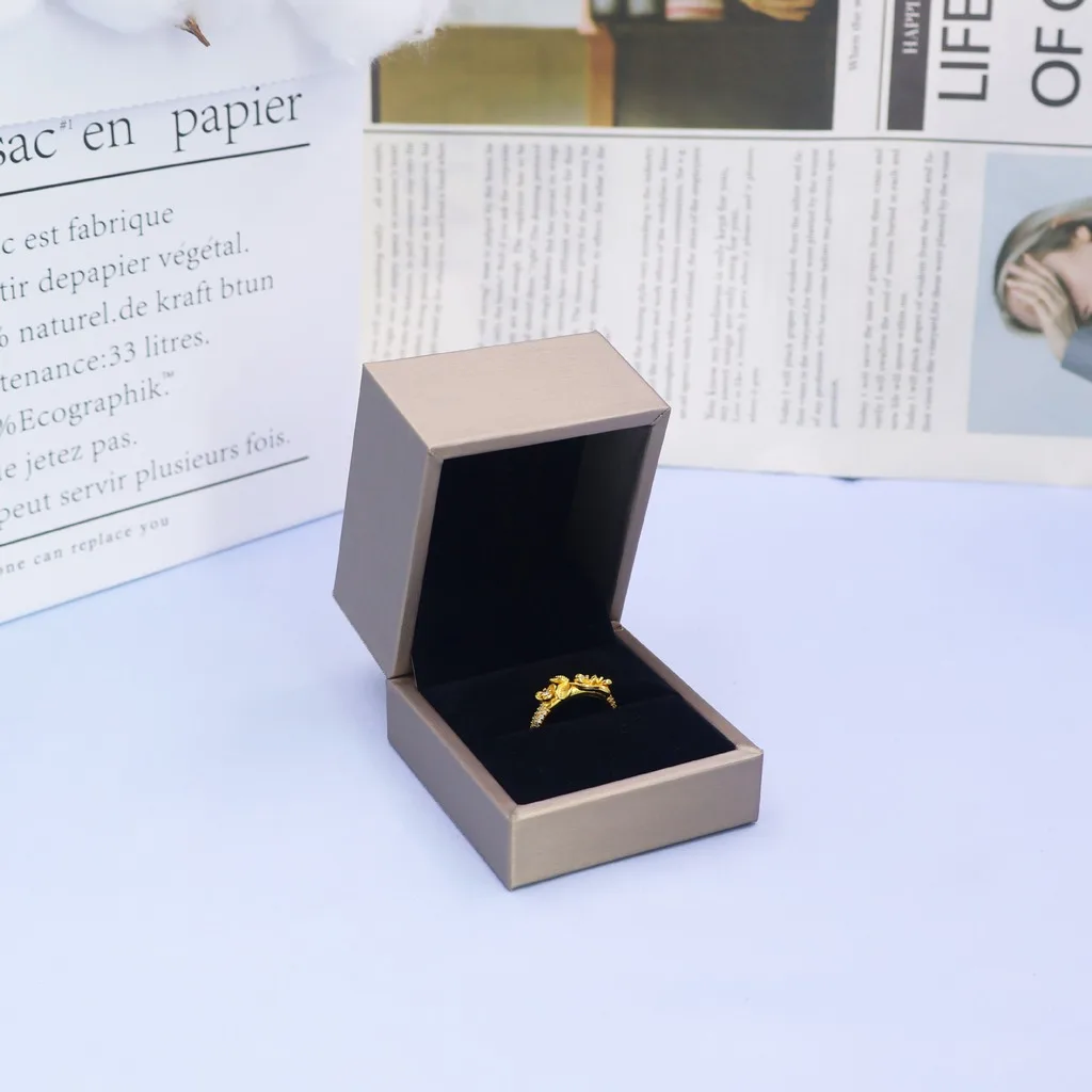 Jewelry Packaging Box Straight Convex Edge Jewelry Gift Box Bangle Box Stylish For Holiday Gift Packaging Rings Earrings