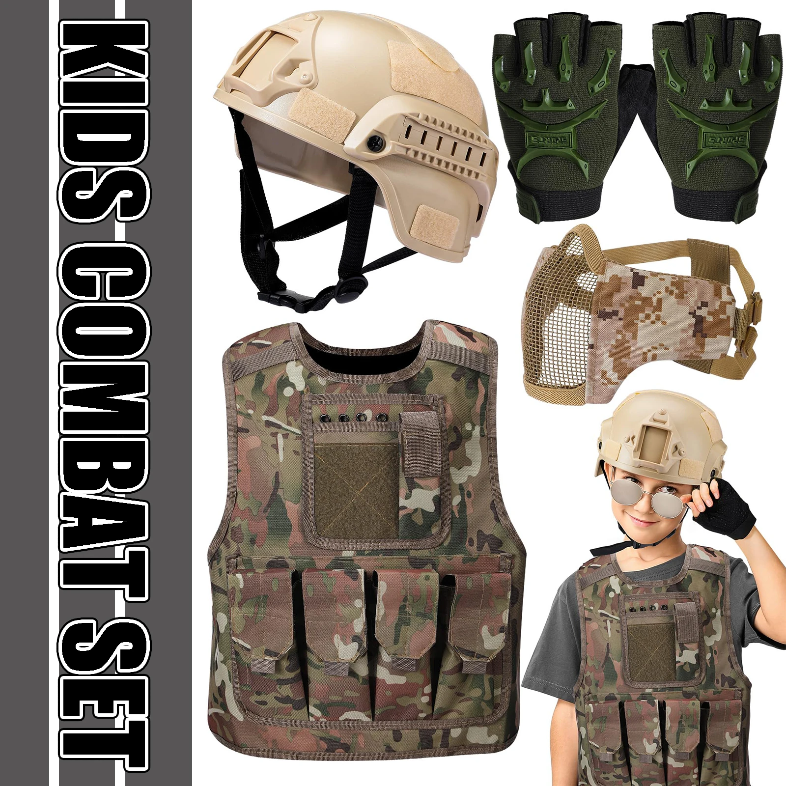 Kids Combat Set 4 P…