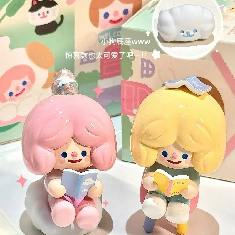 Rico Happy Room Tour Series Toys Cute Action Anime Figure Kawaii Model Toys Cute Designer Doll Girls Trendy Birthday Gifts