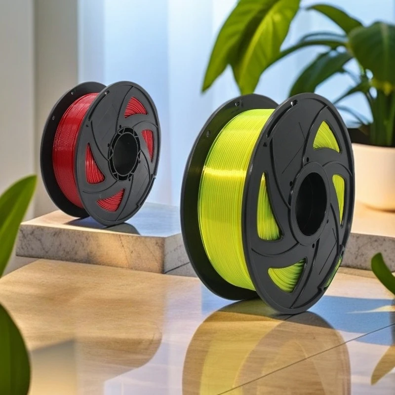 

PETG Filament 1.75mm 1KG, High Strength & Impact Resistant 3D Printer Material, Transparent Multi Colors for Functional Parts