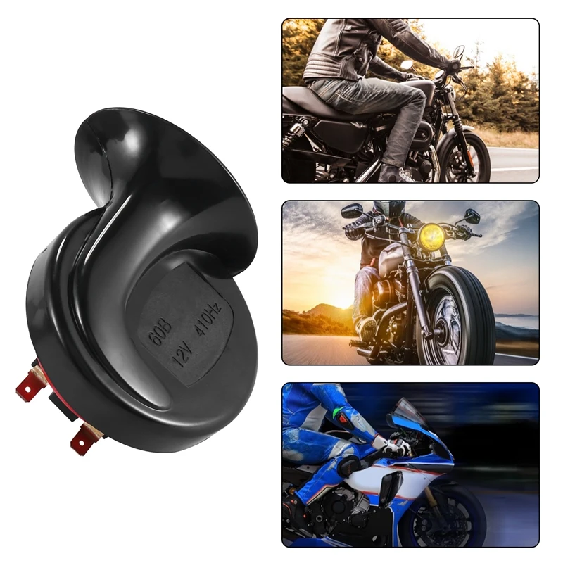 Universal Car Horn Loud Pressure Klaxon Speaker 12V Waterproof 500Db Snail Cry Air Horn Vespa Loudnes For Car Motorcycle