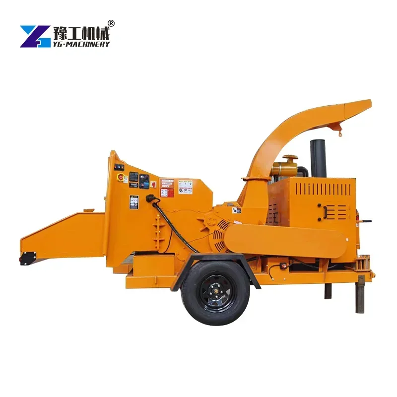 Best Quality China Forestry Mobile Diesel Engine Wood Chipper Shredder Branch Wood Chip Crusher Machine for Sale