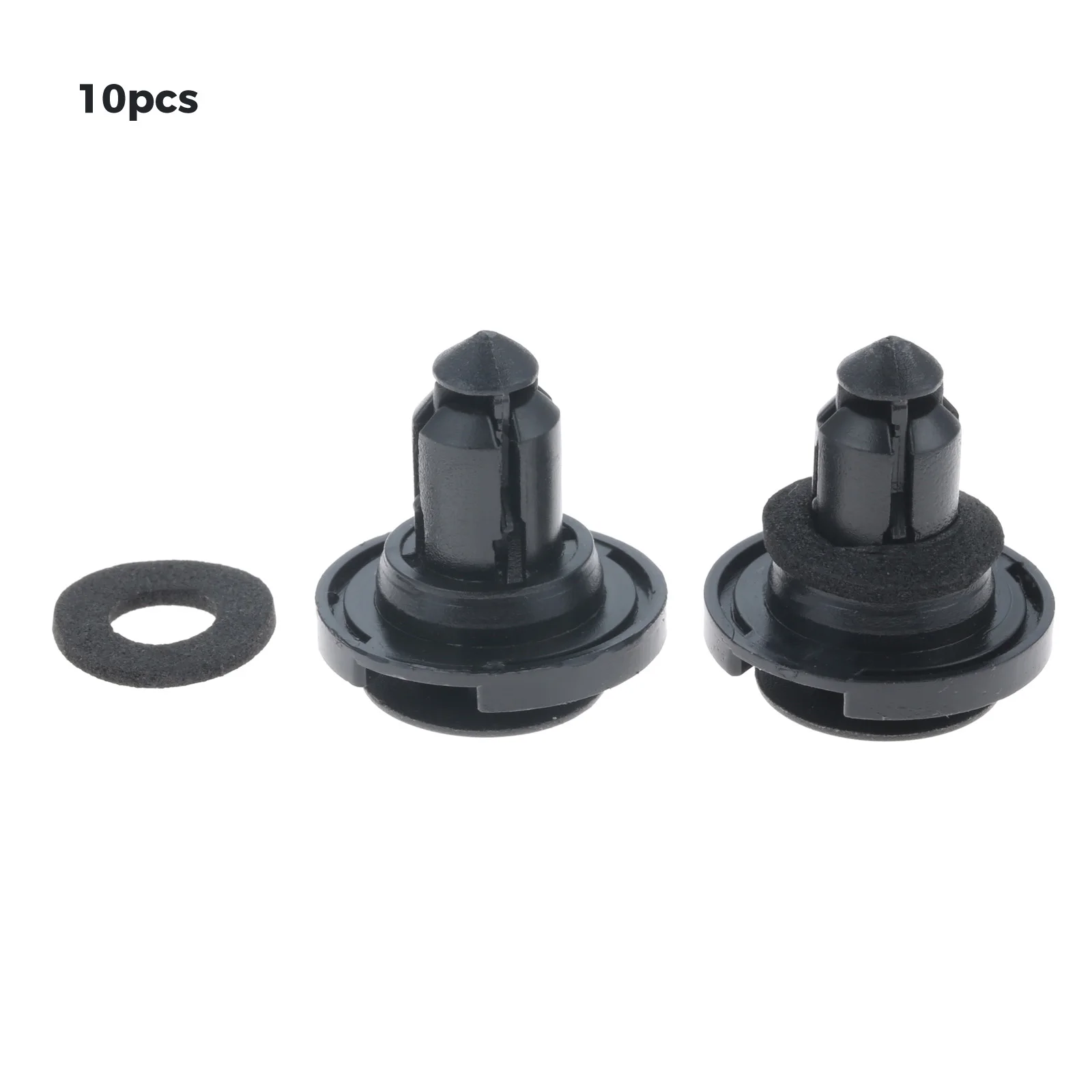 10Pcs Black Auto Clips for SUBARU Trim Clips Fasteners 909140055 Push Type Rocker Moulding Trim Clips for Subaru Car Accessories