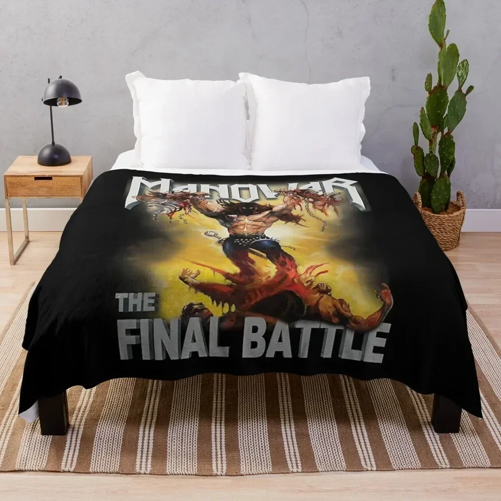 

Manowar Throw Blanket Plaid Design Perfect for Summer Adds Style to Any Room Home Textile Soft and Cozy