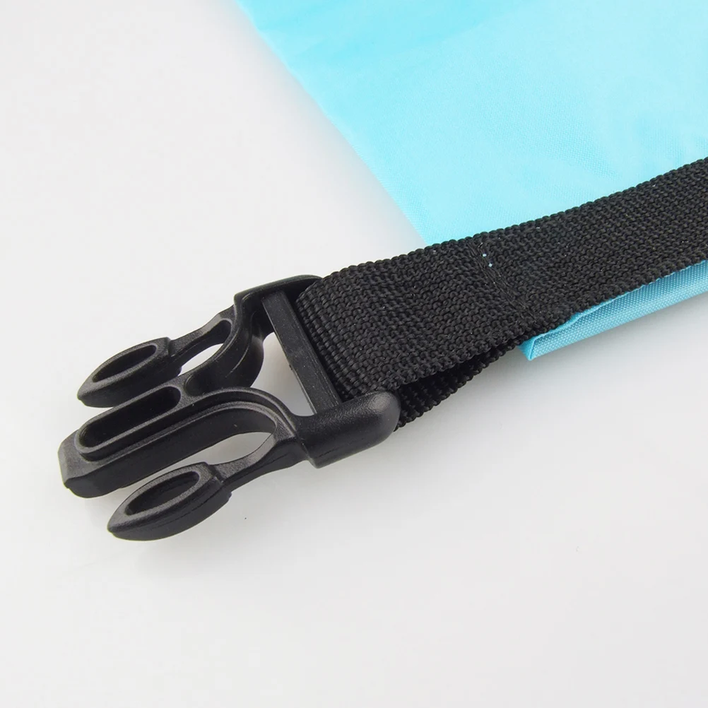 

Compression Dry Sack 15L Waterproof Bag For Canoe Kayak Rafting Sky Blue Reinforced Stitching Durable High-Performance Fabric