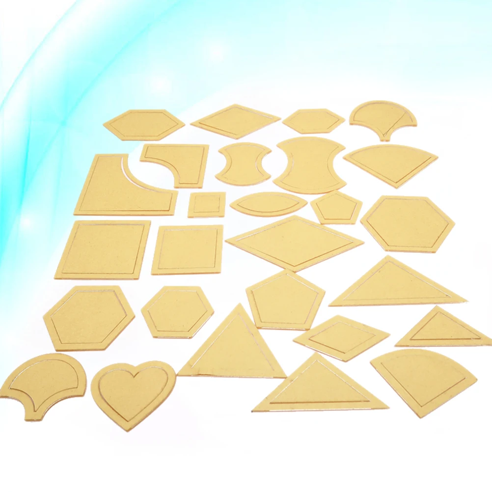 

27Pcs Quilting Templates Transparent Set Premium Patchwork Sewing Embroidery DIY Quilting Tools for Painting Patchwork Crafts