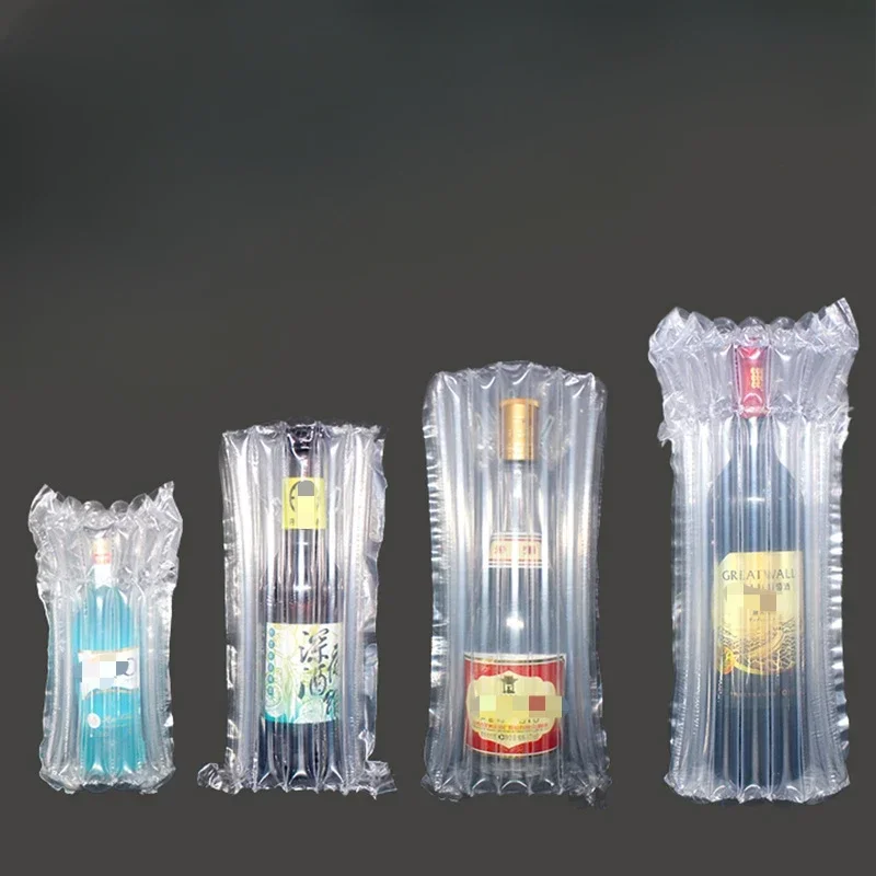 100pcs Multi Size Air Column Bags Anti Shock and Anti Fall Cushion Airbag Red Wine Honey Express Packaging Inflatable Pouch