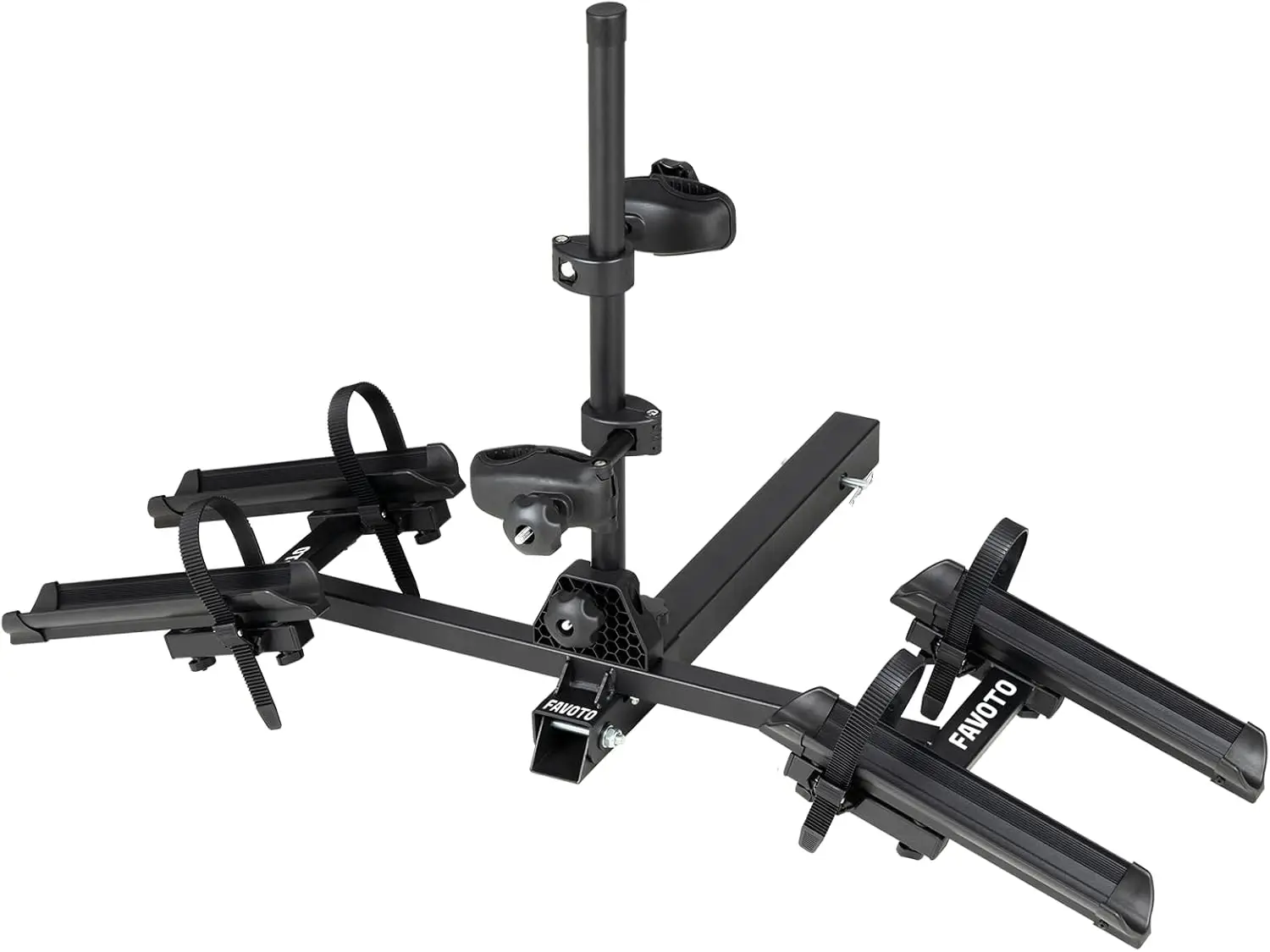 

Hitch Bike Rack for 2 Bikes, 2" Receiver Car Bicycle Carrier, Heavy-Duty 88 lbs Capacity, Fits SUVs & Trucks, Road & Mountain