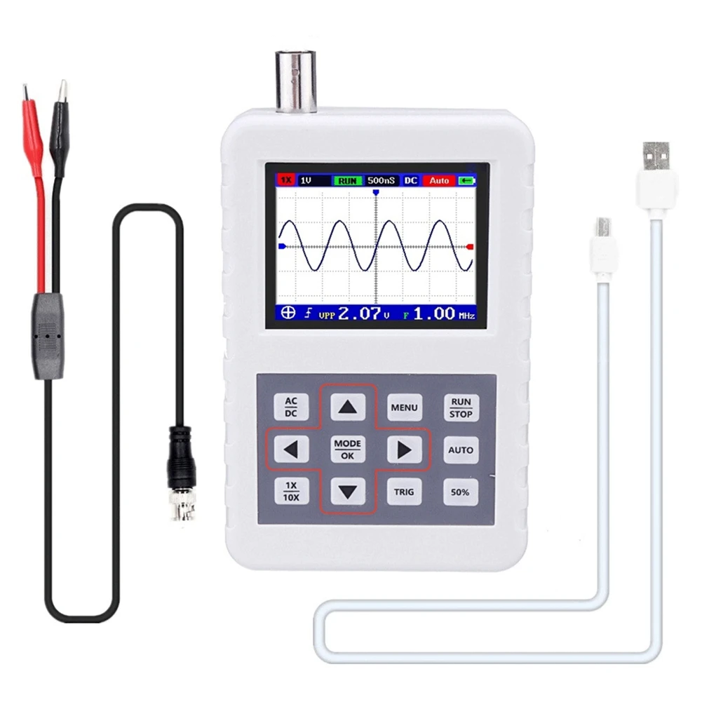 

PRO ADS2050H Handheld Digital Portable Storage Oscilloscope Kit with 5MHz Bandwidth 20MS/S Sampling Rate(A)