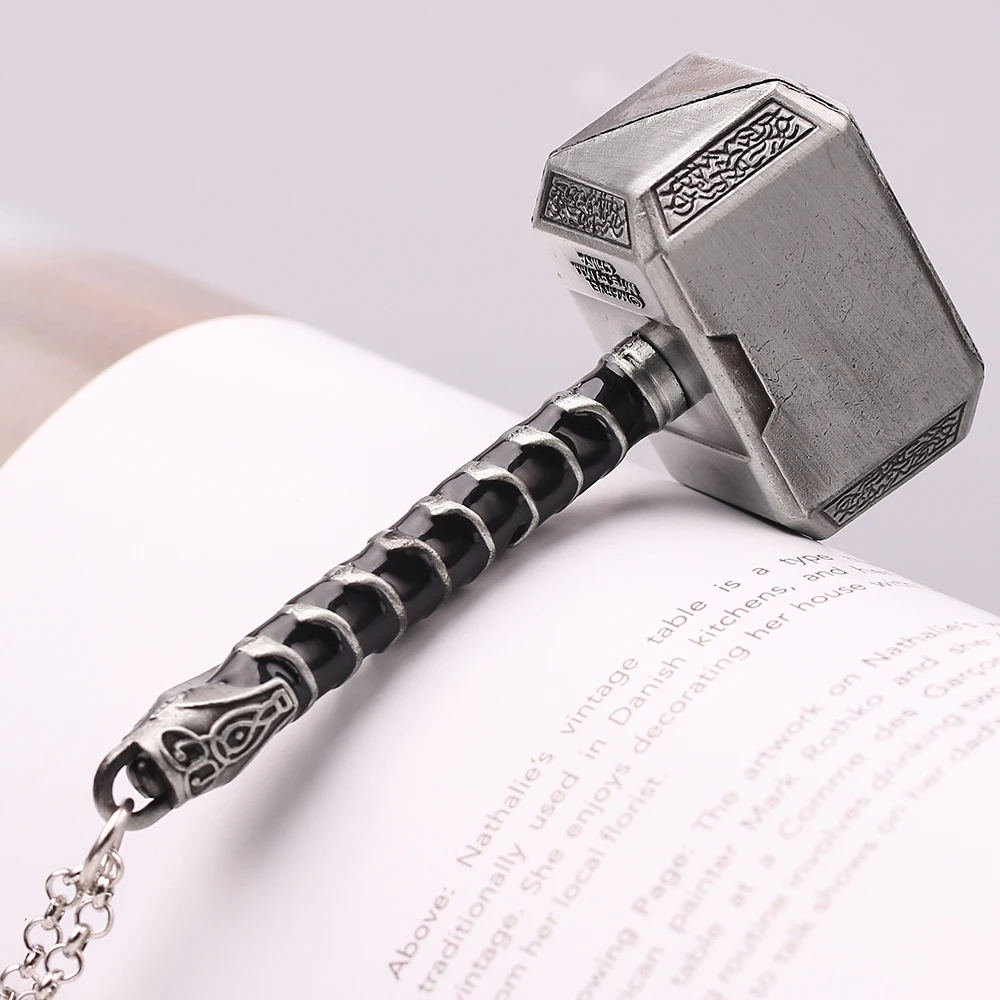 Martelo de Thor para homens Acessórios Marvel Avengers Alliance Pingente Retro Viking Odin Hammer