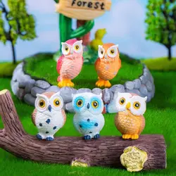 Micro landscape cute owl animal hand-made gardening landscaping decoration accessories desktop small ornaments