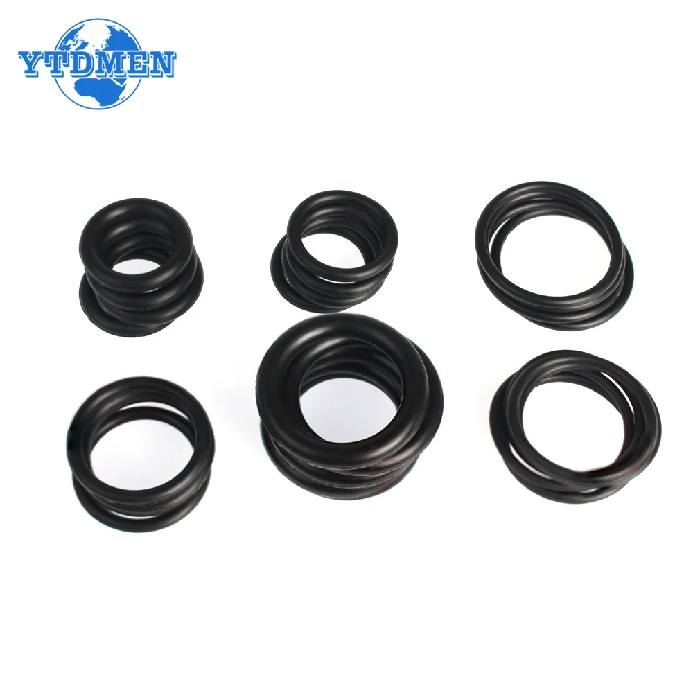 225PCS Rubber O Ring Oil Resistance O-Ring Washer Gasket Seals Watertightness Assortment Different Size with Box Kit