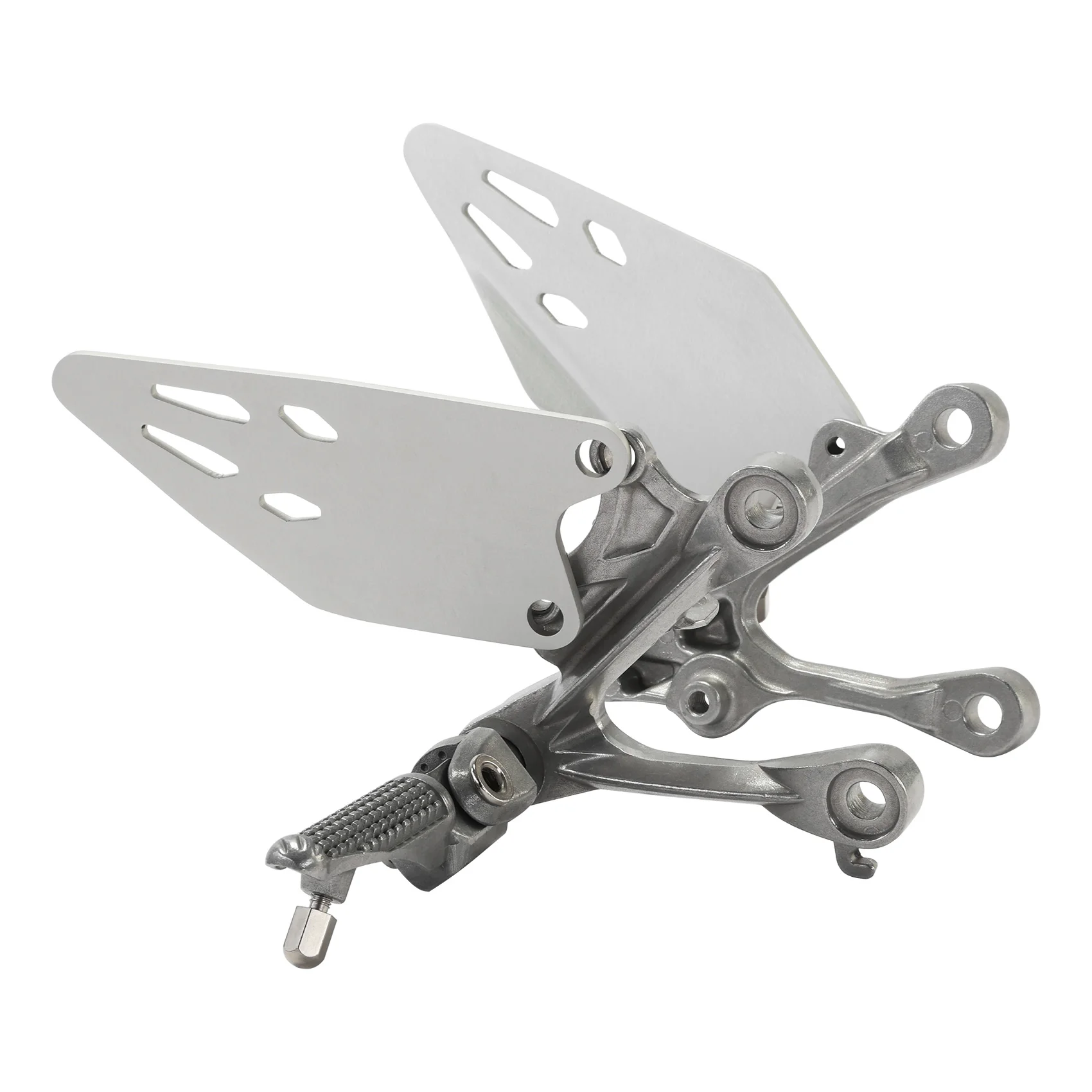 Motorcycle Driver Footrest Footpegs Bracket Fit For Kawasaki ZX6R ZX636 2019-2025 2023 2024