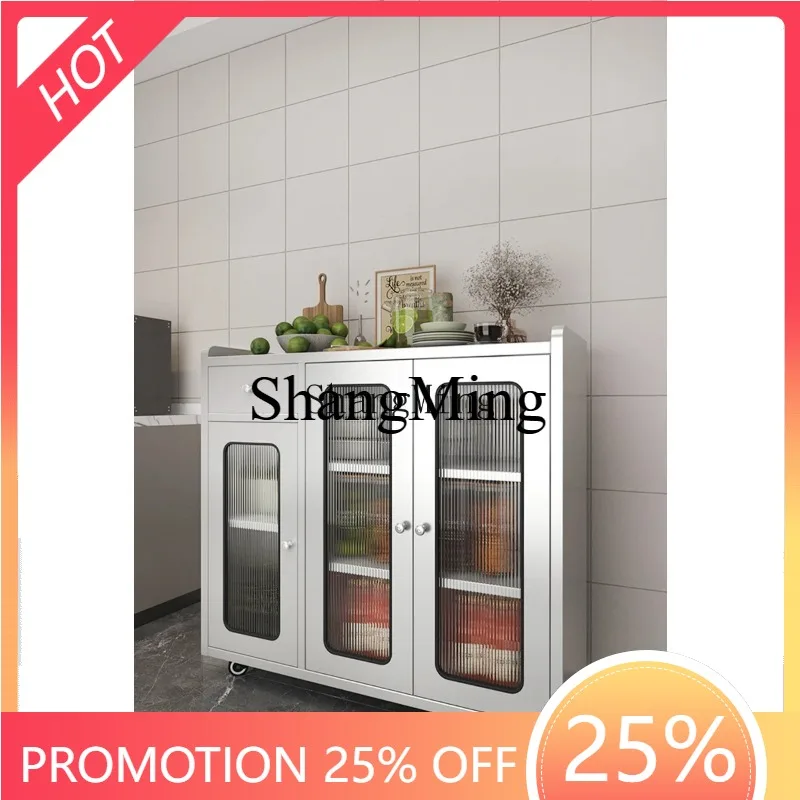 FGgood-looking  steel dining side cabinet, living room tea cabinet with drawers, storage cabinet, storage cabinet