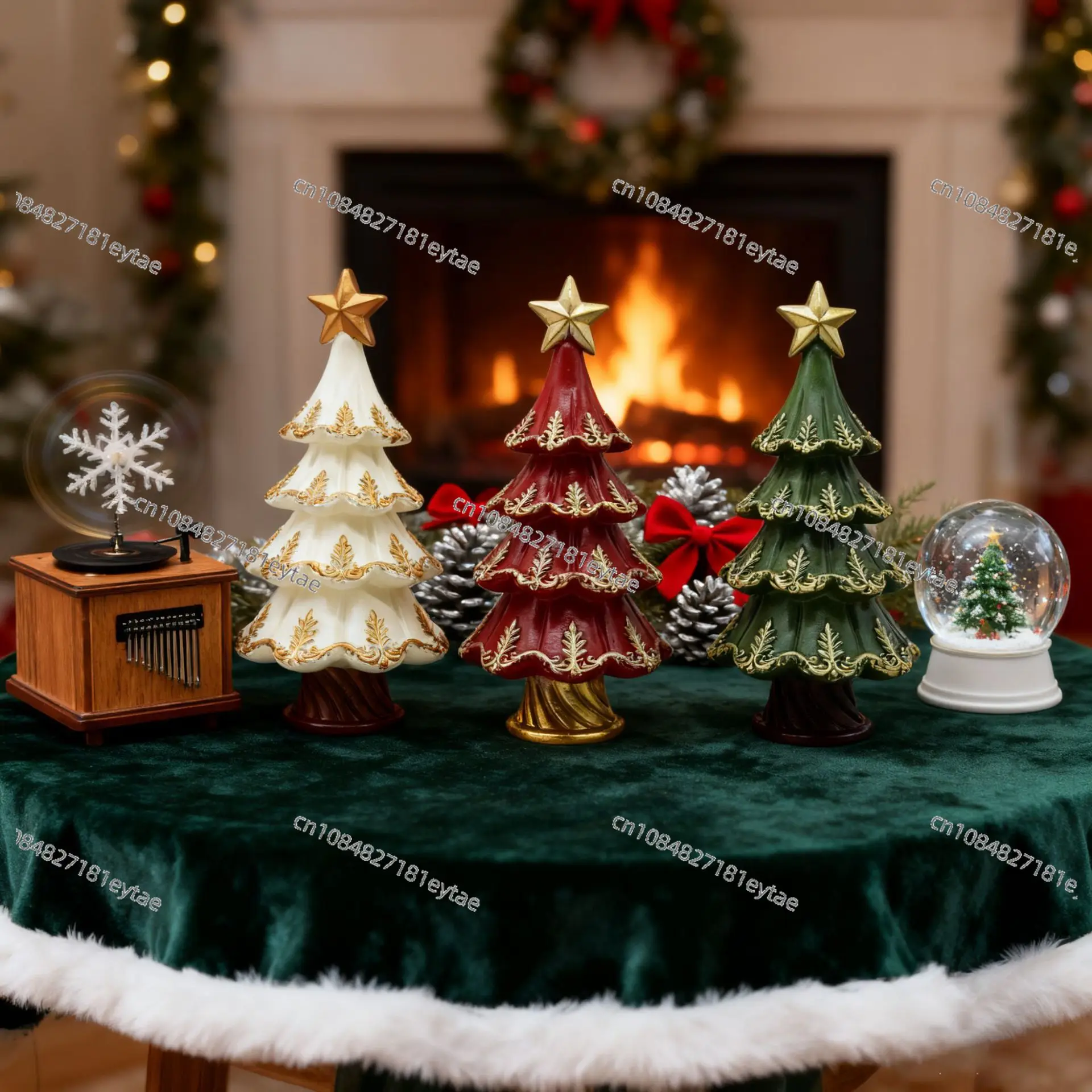 

Christmas tree ornaments Christmas home decorations resin crafts ornaments in stock