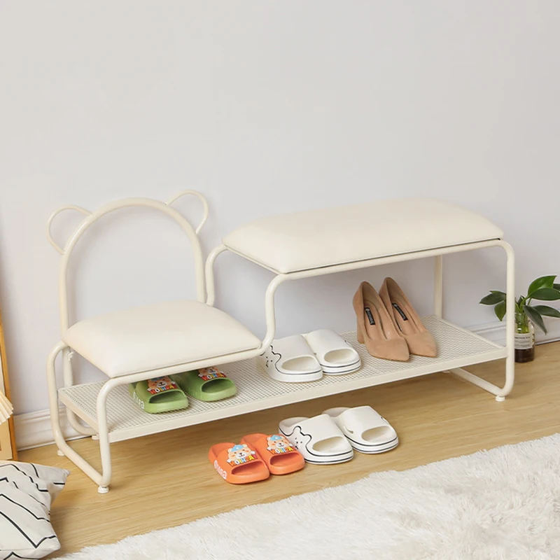 

Makeup Luxury Shoes Bench Storage Nordic Home Bedroom Stool Luxury Living Room Entrance Meuble Salon Furniture Decoration