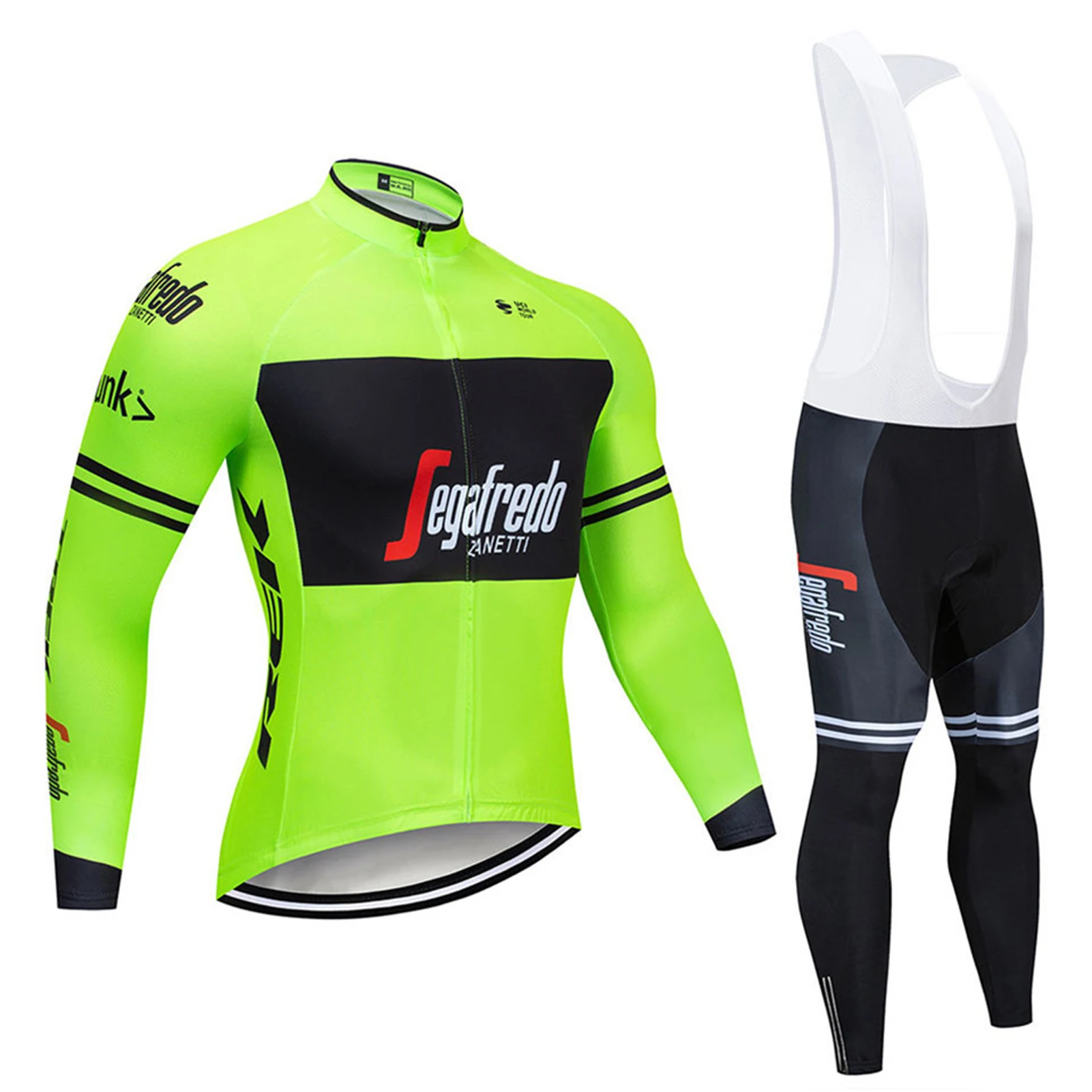 

Mens's Cycling Jersey Sets TREKKER Sportswear Professional Motocross sportswear Breathable clothing With 1 Free Cycling Glasses