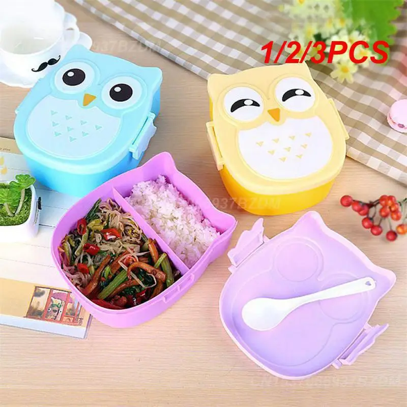 1/2/3PCS Cute Bento Lunch Box Kawaii for Kids School Children Japanese Style Kindergarten Children's Bread Sandwich Food Box